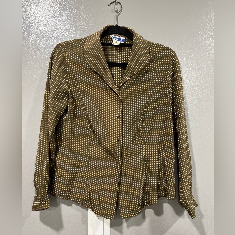 Pendleton Vintage Button Up Blouse Shirt Women's 8